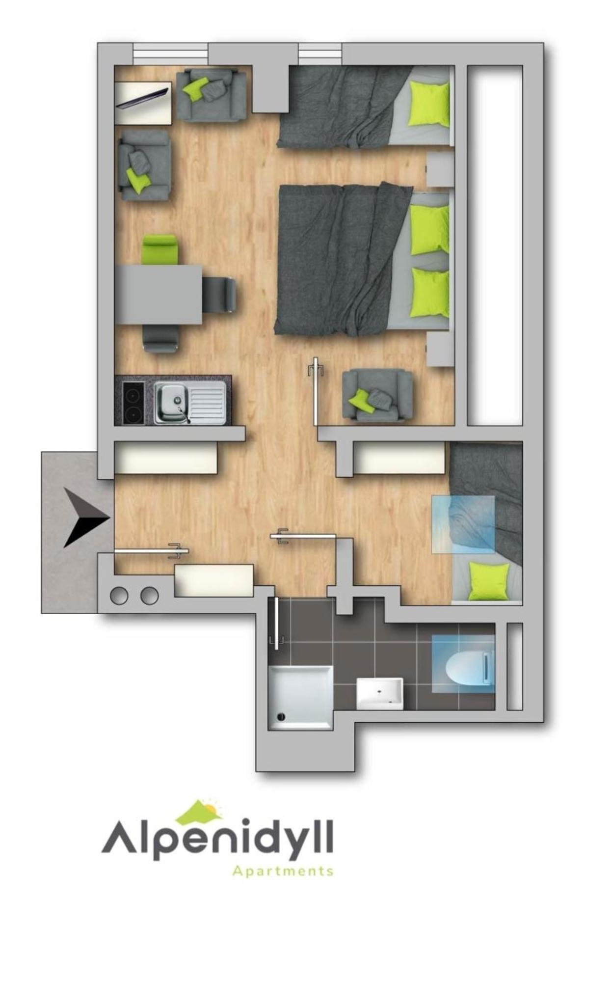שלאדמינג City Life 3 By Alpenidyll Apartments מראה חיצוני תמונה